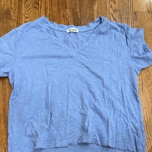Havana Women’s Blue Women's V-Neck Top Size Medium